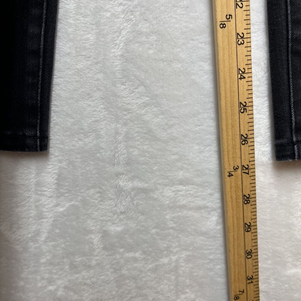 Soft‎ Surroundings Pull On Jeans Womens Medium Stretch Waist Black Wash Cropped - Picture 5 of 8